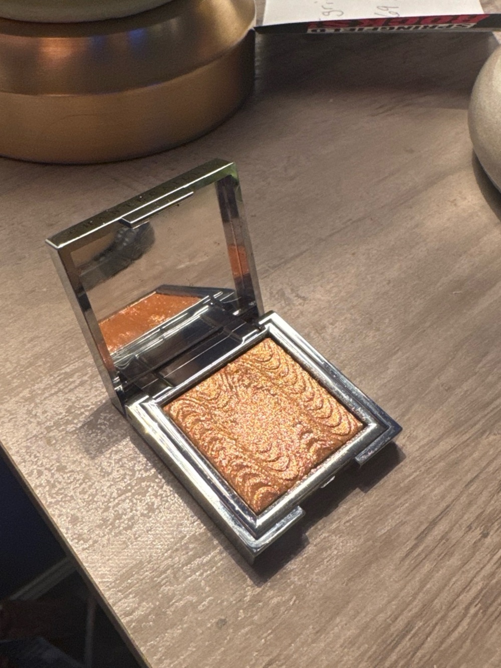 Chantecaille Shimmer Baked Eyeshadow - Copper Gold NEVER USED